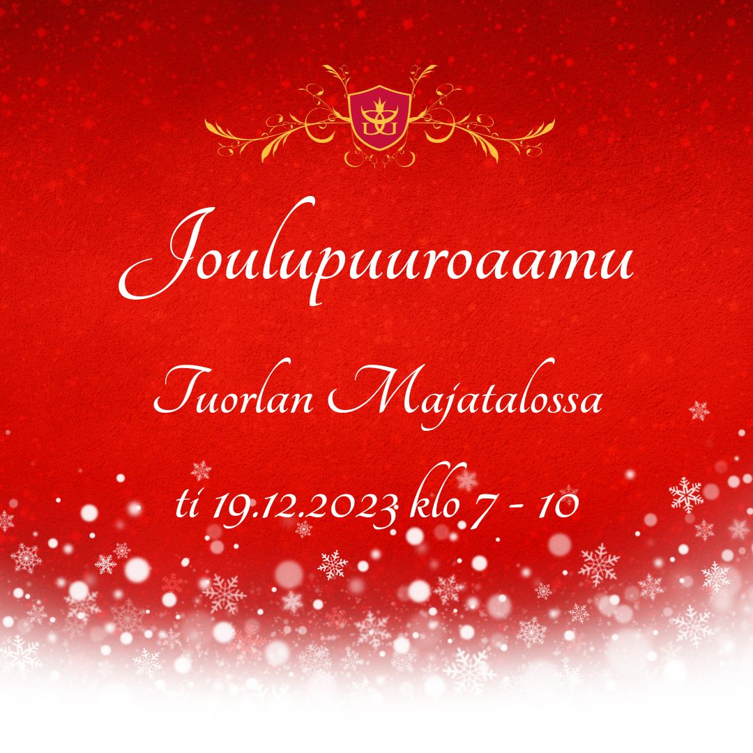 Joulupuuroaamu Ti 19 12 2023 Klo 7 10 Tuorlan Majatalo joulupuuroaamu-ti-19-12-2023-klo-7-10-tuorlan-majatalo